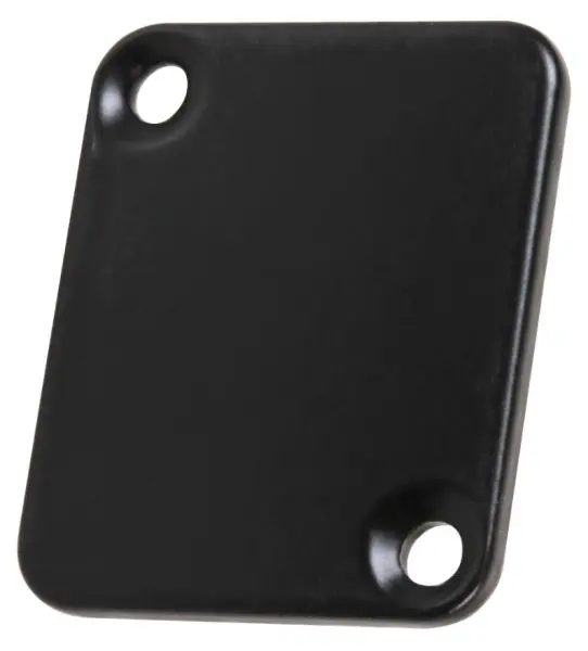 TUK - Cache-XLR aluminium, Lot de 20 (31x26x2mm)