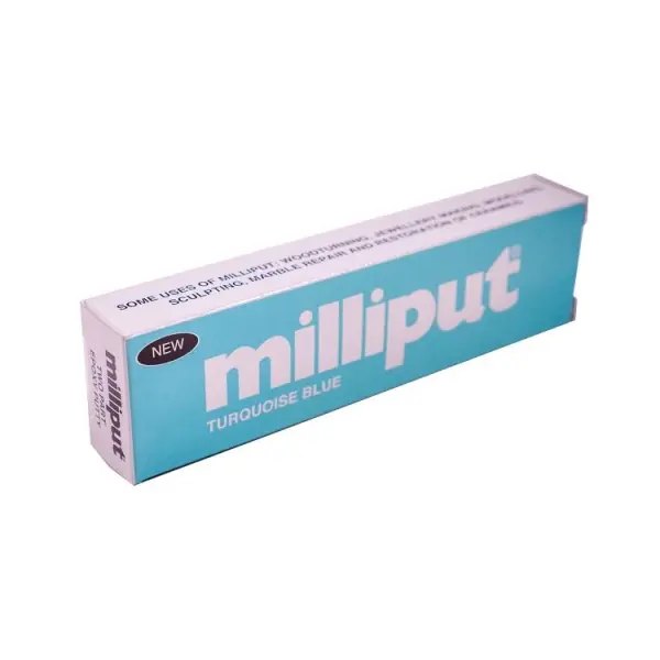 Milliput - Pâte époxy Modelage Turquoise Bleu 113g