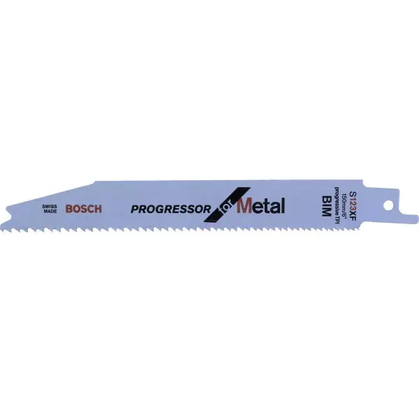 Bosch S123XF Reciprocating Saw Blades for Metal - Pack of 100