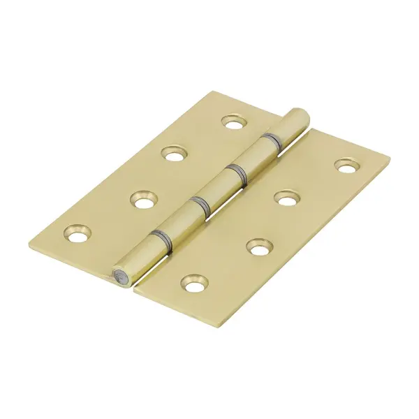 Timco Polished Brass Double Washered Hinges 102x67mm
