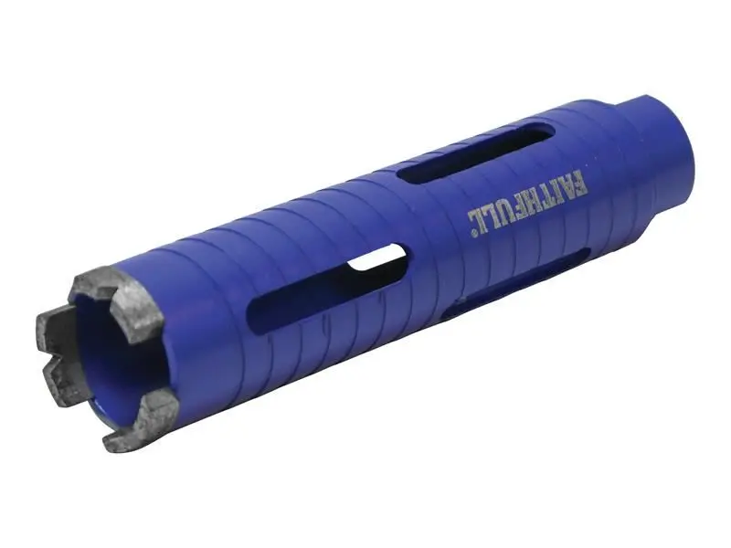 Faithfull Punta a Diamante Secco 38mm x 150mm per Fori