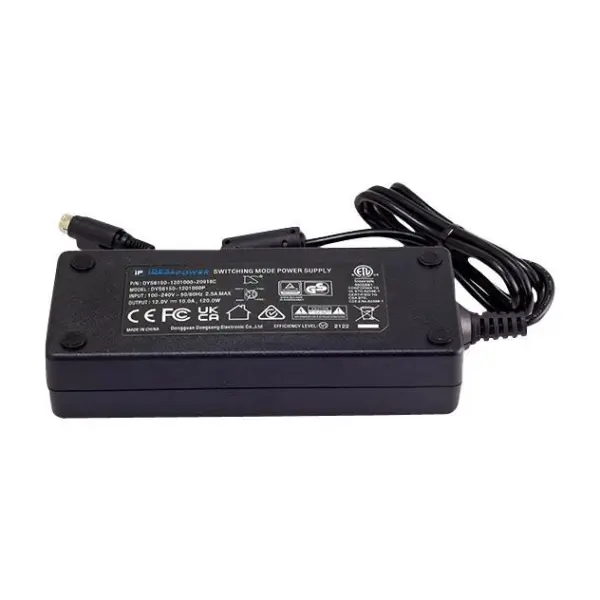 IDEAL POWER Desktop Power Supply 12V 10A 120W IEC C14 4 Pin DIN