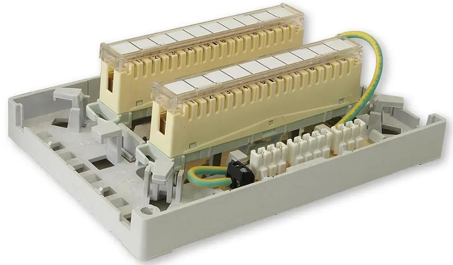KAUDEN 20-Pair Telephone Junction Box with IDC Terminals