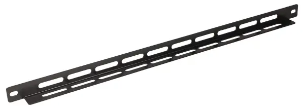 Pulse 19” 0.5U Cable Rack Tie L-Mount Bar, Black