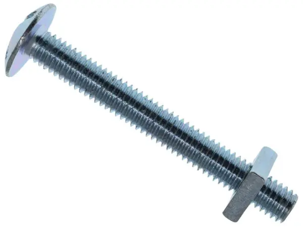 METALMATE Roofing Bolt & Nuts, M6 x 50 mm, Pack of 25