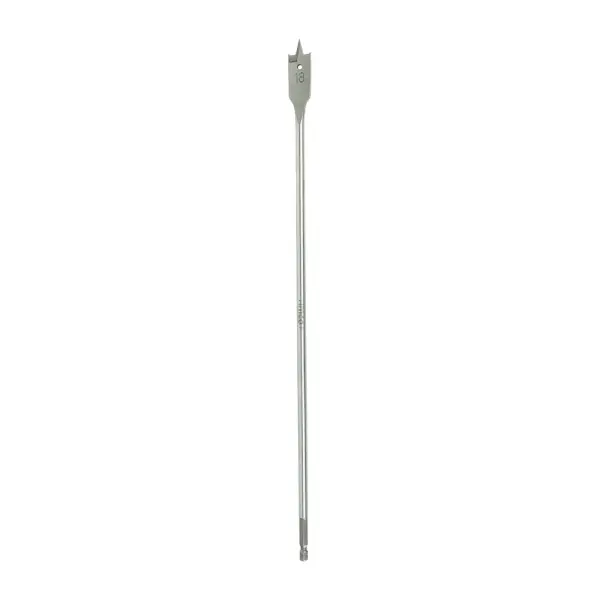Timco Long Flat Wood Bit, 18.0 x 400mm, Carbon Steel