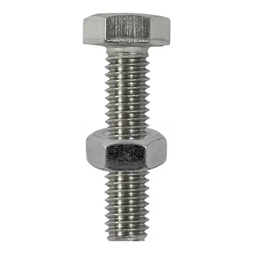 Timco Juego de Tornillos y Tuercas M8 x 40mm Acero Inoxidable (2 Unidades)