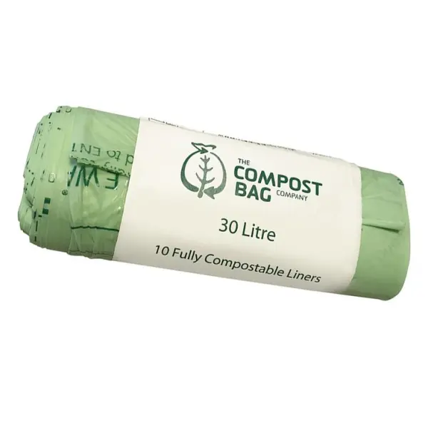 Raraion Compostable 30L Compost Bag, 550 x 710mm, 10 Pack