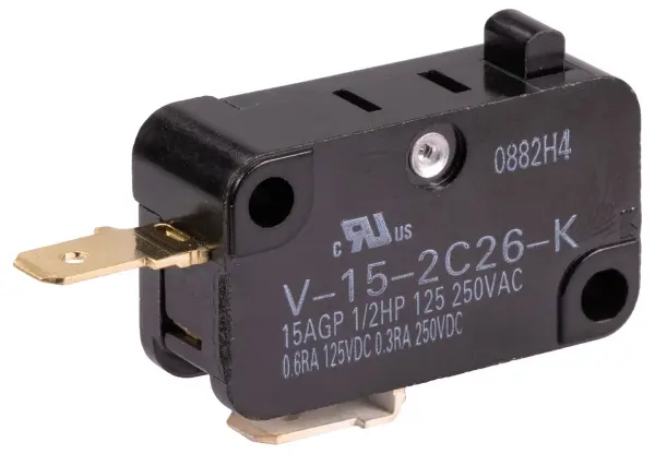 Omron Miniature Pin Plunger Microswitch 15A