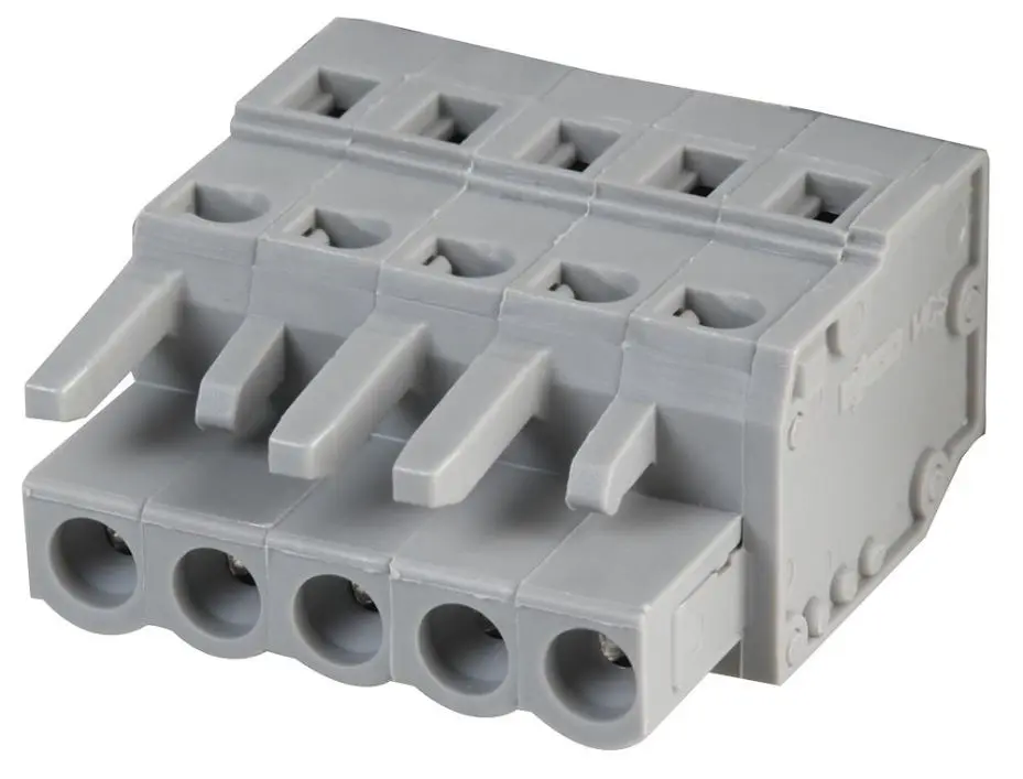 WAGO Pluggable Terminal Socket Connector, 5-Way, 5mm Pitch