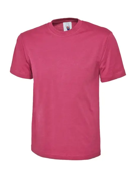 Uneek Classic Unisex T-Shirt - Reactive Dyed - Hot Pink - 6XL