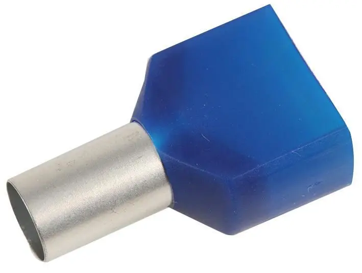 Concordia Technologies Dubbele Ingang Kabelklemmen, 16mm², Blauw (Verpakking 25