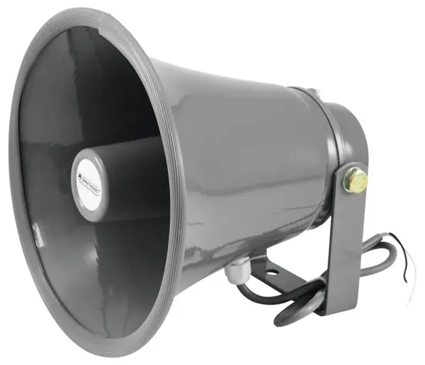 OMNITRONIC NOH Series PA Horn Speaker, 100V, 15W, Aluminium