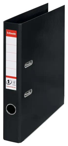 VIVIDA A4 Lever Arch File, Black, 350 Sheet Capacity