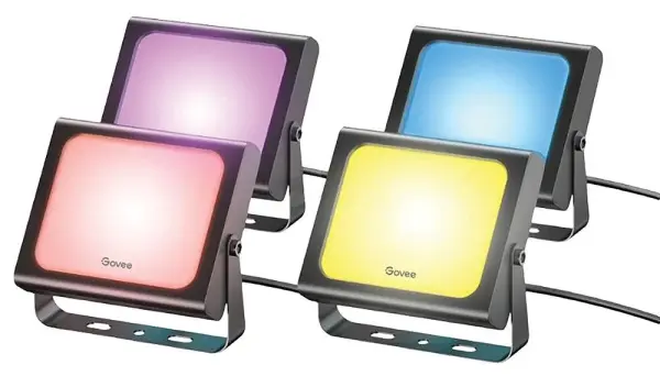 GOVEE RGBICWW LED Smart Flood Lights, Pack of 4