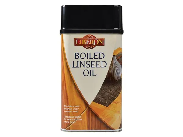 Liberon Boiled Linseed Oil, 1 Litre, Interior Wood & Terracotta