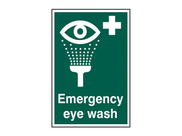 SCAN Emergency Eye Wash PVC Sign, 200 x 300mm