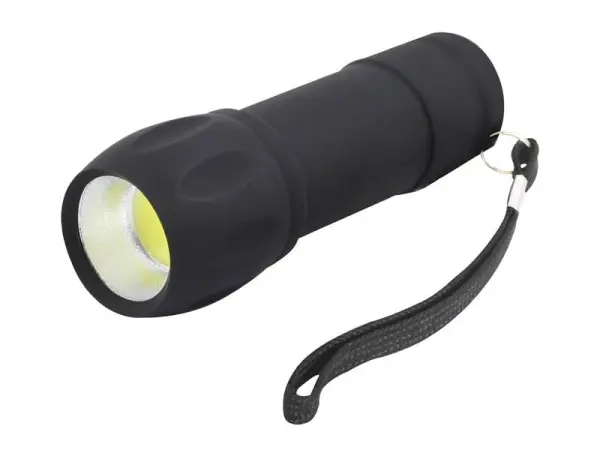 Uni-Com Pocket Torch with Wrist Strap, AAA Batteries Included