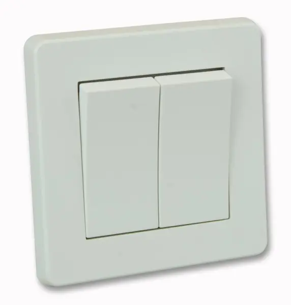 Crabtree Interruptor Basculante Duplo 2 Vias 10A Branco