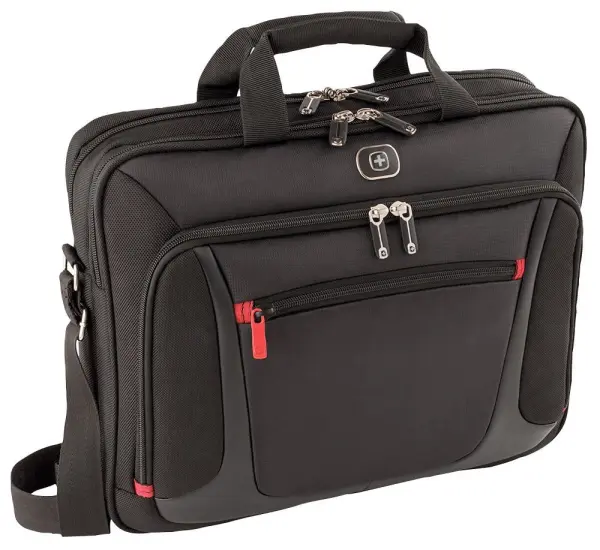 Sensor 15-inch MacBook Pro Briefcase with iPad Pocket, Black
