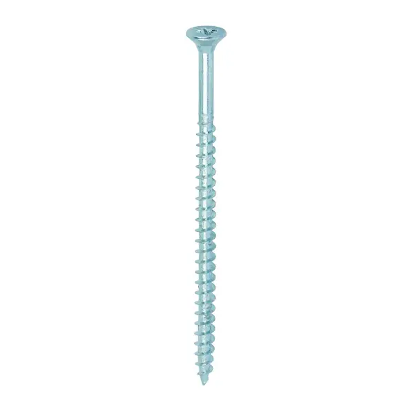 Vis à bois à double fraisure Timco PZ, Zinc, 5.0 x 90 mm (Boîte de 100)