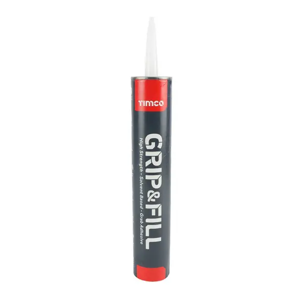 Timco Grip & Fill Solvent-Based Beige Panel Adhesive, 350ml