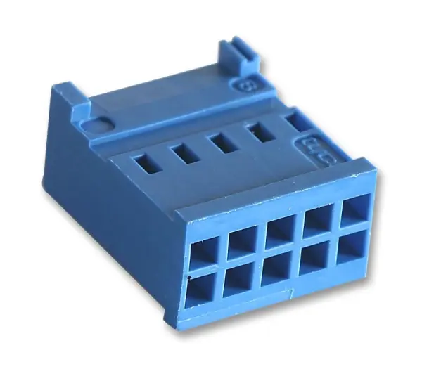 TE Connectivity AMPMODU HE13/14 Crimp Housing, 10 Way, 2.54mm Pitch