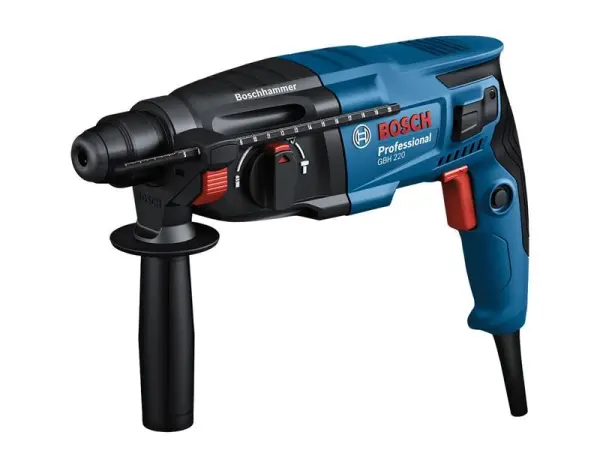Marteau perforateur rotatif professionnel Bosch GBH 2-21 SDS-Plus, 720W