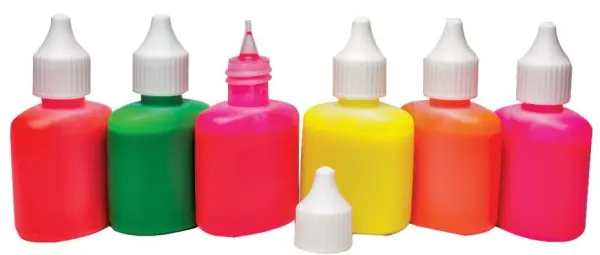 SCOLAQUIP Marbling Ink Set, Fluorescent 6 x 25ml