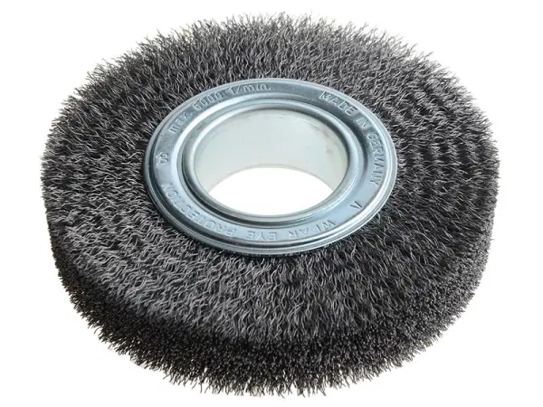 Lessmann Steel Wire Wheel Brush, D150mm, 30-32mm Width, 50mm Bore