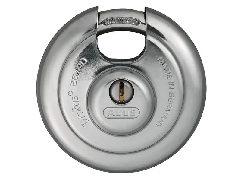 ABUS 26/90mm Diskus® Padlock, Stainless Steel