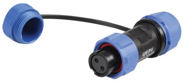 PRO ELEC - Rundsteckverbinder Buchse, 2-polig, 5-8mm, IP68