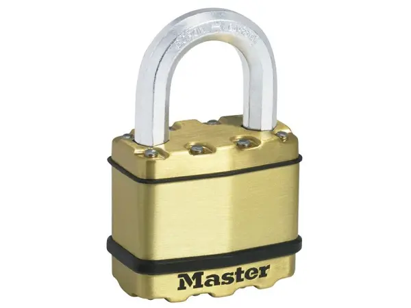 Master Lock Excell™ Messing-Verschluss 50mm Vorhängeschloss 4-Stift