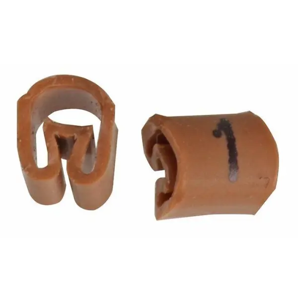 PRO POWER Cable Marker 1 Brown Pack of 100