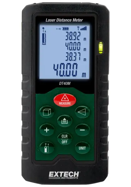 Extech Instruments Laser Distance Measuring Meter - 40m