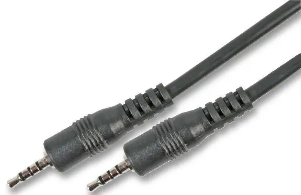 PRO SIGNAL - Kabel Sambung 2.5mm 4 Pole Jack ke Jack, 1.8m Hitam