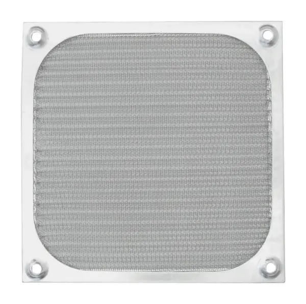 Multicomp Pro EMI/RFI Fan Filter Assembly, Aluminium / Stainless Steel - Silver Stainless 120mm
