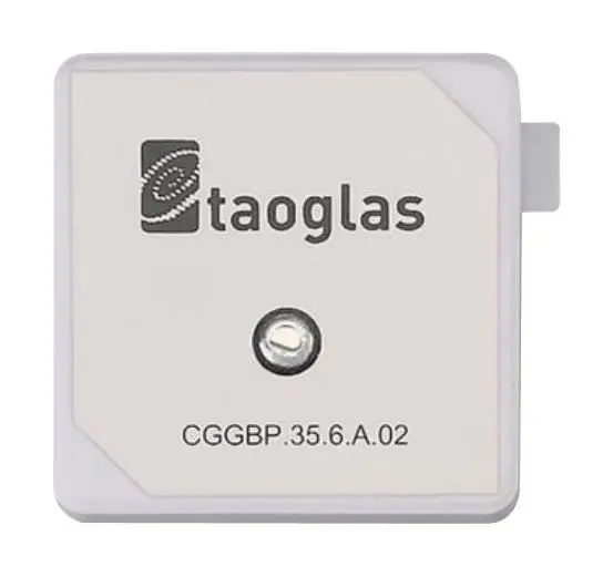 TAOGLAS 1.602GHz Patch Antenna 6.1dBi, Adhesive Mount