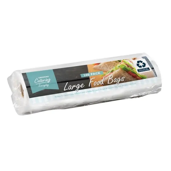 Kingfisher Large Food Freezer Bags 9 x 14'' 200 Pack