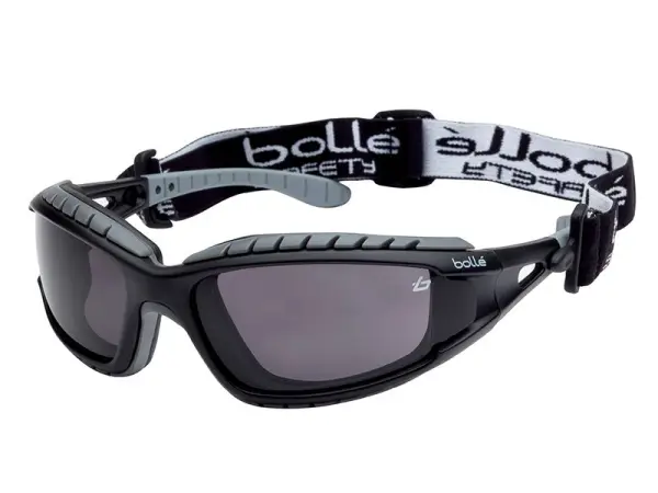 Bolle Safety - TRACKER PLATINUM® Sicherheitsbrille mit Belüftung, Rauchglas