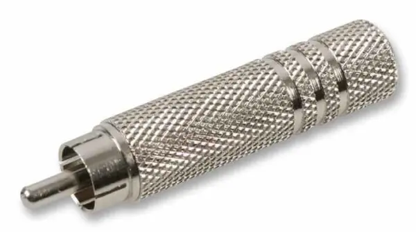 PRO SIGNAL 6.35mm Mono Jack to Phono Plug Adapter