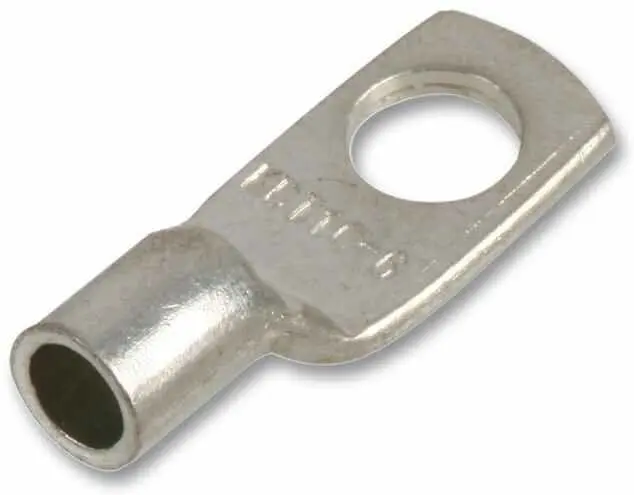 PRO POWER Uninsulated Crimp Terminals 6mm, Pack of 10