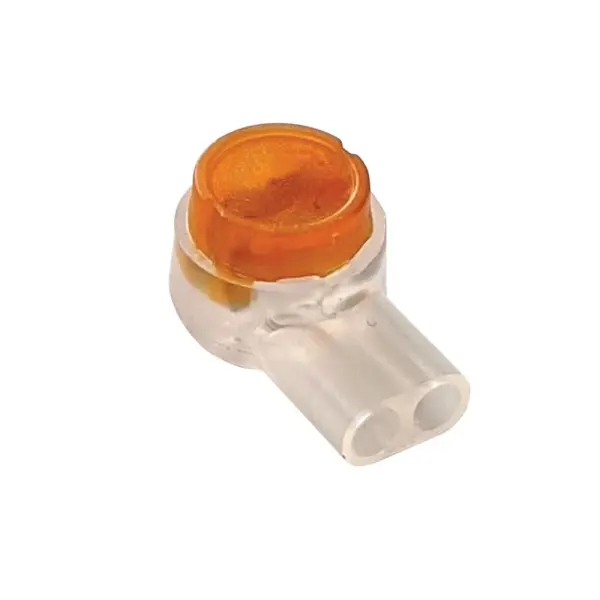 2 Way Orange Gel Splice Crimp Connectors, Pack of 100