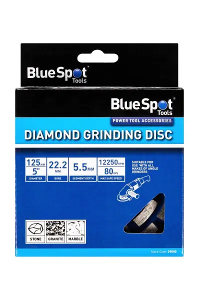 Blue Spot Tools 125毫米（5英寸）金刚石磨片