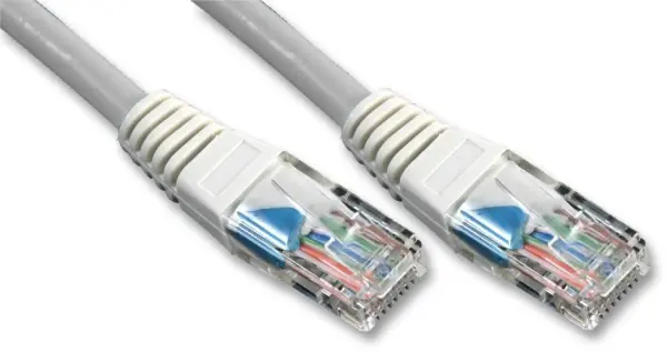 Pro Signal Cat5e UTP Ethernet propojovací kabel, RJ45 samec-samec, 0,5 m, šedý