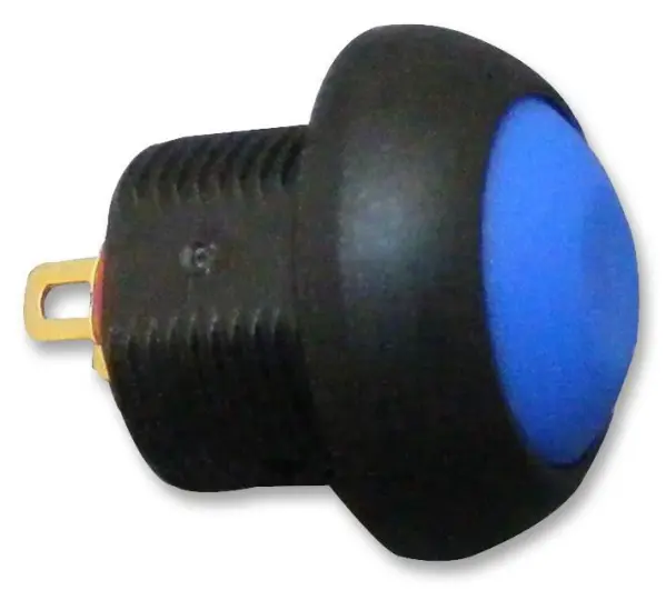 MULTICOMP PRO - Tombol Tekan Sesaat, SPST-NO, 13.6mm, IP67, Biru