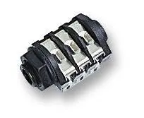 CLIFF שקע ג'ק סטריאו 6.35 מ״מ לחיבור לוח, 3 מגעים