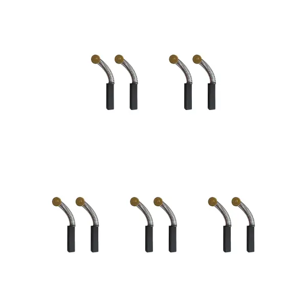 CarbonBr - 5 jeux de balais carbone pour mixeurs (5 x 6 x 22mm)