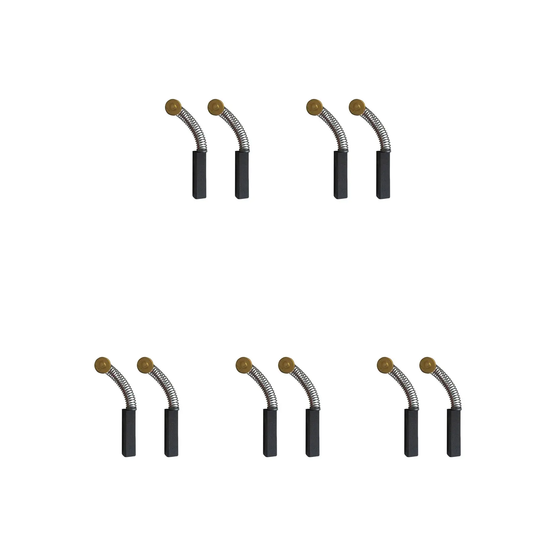 5 Jogos de Escovas de Carvão para Batedeiras (5x6x22mm)