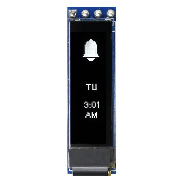 MIDAS DISPLAYS OLED Graphic Display Module, I2C, Passive Matrix - 96 x 16 3V